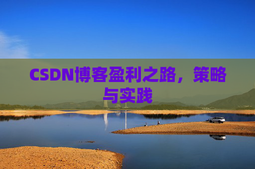 CSDN博客盈利之路，策略与实践